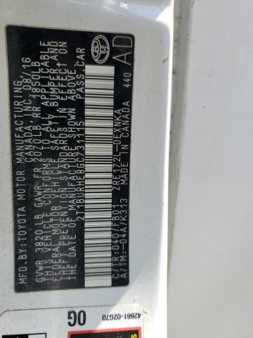 2016 TOYOTA COROLLA L - 2T1BURHE8GC731115