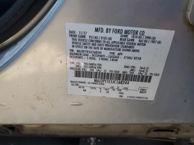 2018 FORD ECOSPORT S - MAJ3P1TE5JC168244