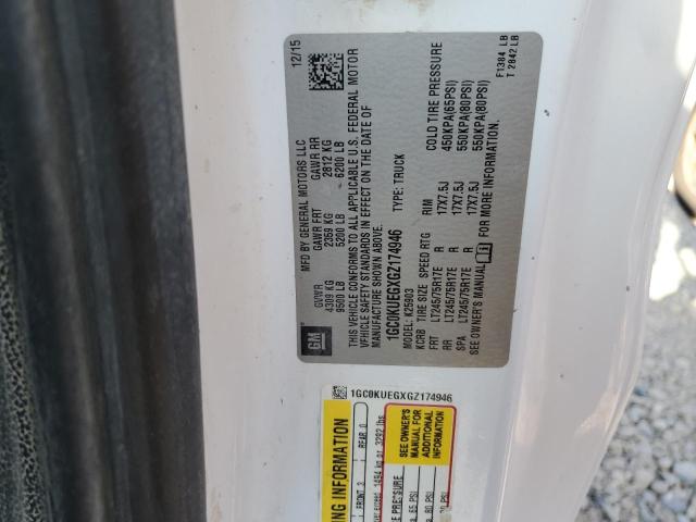 2016 CHEVROLET SILVERADO - 1GC0KUEGXGZ174946
