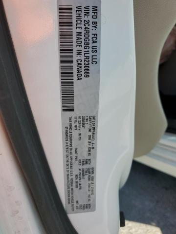 2020 DODGE GRAND CARA - 2C4RDGBG1LR230669