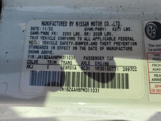 2023 NISSAN Z SPORT - JN1BZ4AH8PM311031