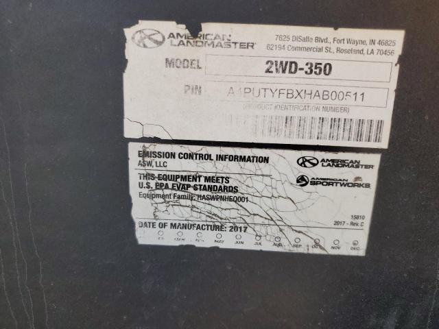 2017 ATV ALL MODELS A4PUTYFBXHAB00511