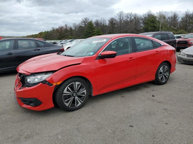 HONDA CIVIC EXL 2017 red  gas 2HGFC1F78HH653633 photo #1