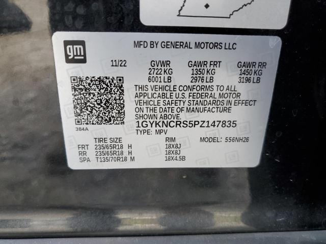 VIN 1GYKNCRS5PZ147835 2023 Cadillac XT5, Premium Lu... no.13