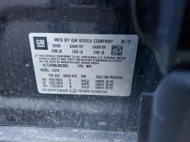 2020 CHEVROLET TRAX LS - KL7CJKSB6LB023955