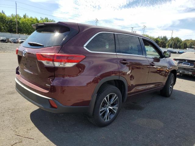 TOYOTA HIGHLANDER 2018 burgundy  gas 5TDBZRFH0JS815250 photo #4