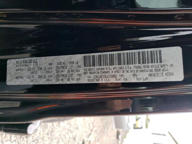 2019 JEEP WRANGLER U - 1C4HJXEG3KW570802
