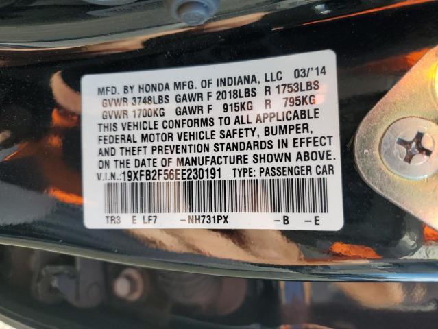 VIN 19XFB2F56EE230191 2014 Honda Civic, LX no.12