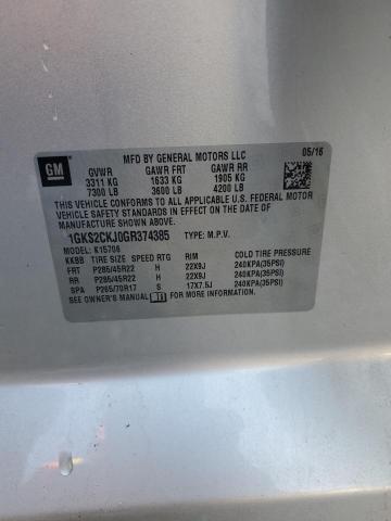 2016 GMC YUKON DENA - 1GKS2CKJ0GR374385