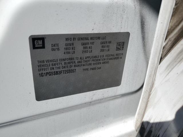 2015 CHEVROLET CRUZE LTZ - 1G1PG5SB3F7293097