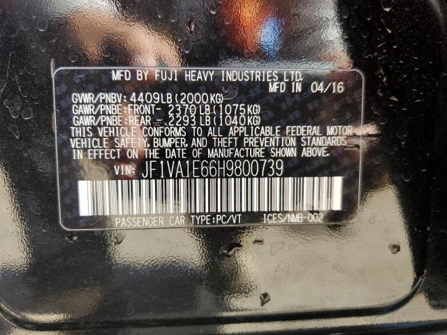 VIN JF1VA1E66H9800739 2017 Subaru WRX, Premium no.13