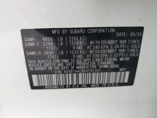 VIN 4S4BTAAC6R3292307 2024 Subaru Outback no.13