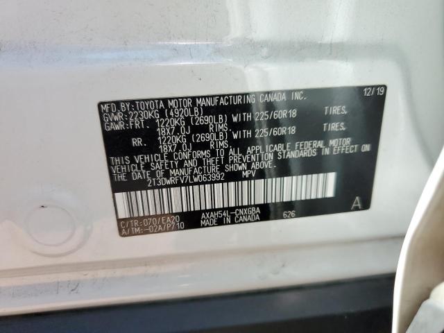 2020 TOYOTA RAV4 LIMIT - 2T3DWRFV7LW063992