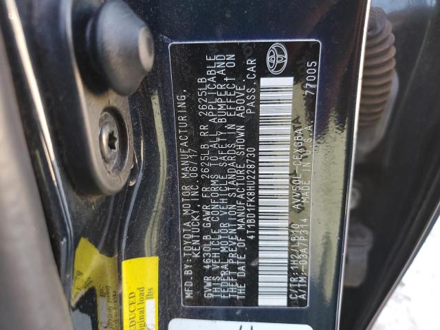2017 TOYOTA CAMRY HYBR - 4T1BD1FK8HU228730