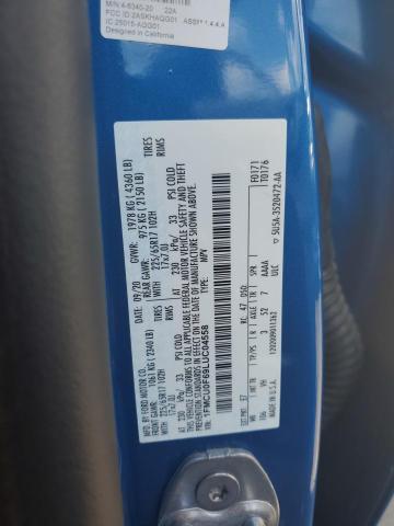 2020 FORD ESCAPE S - 1FMCU0F69LUC04558