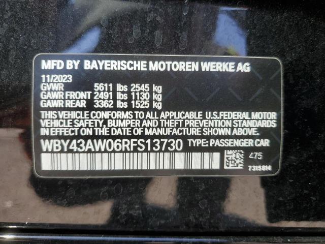 VIN WBY43AW06RFS13730 2024 BMW I4, Edrive 35 no.12