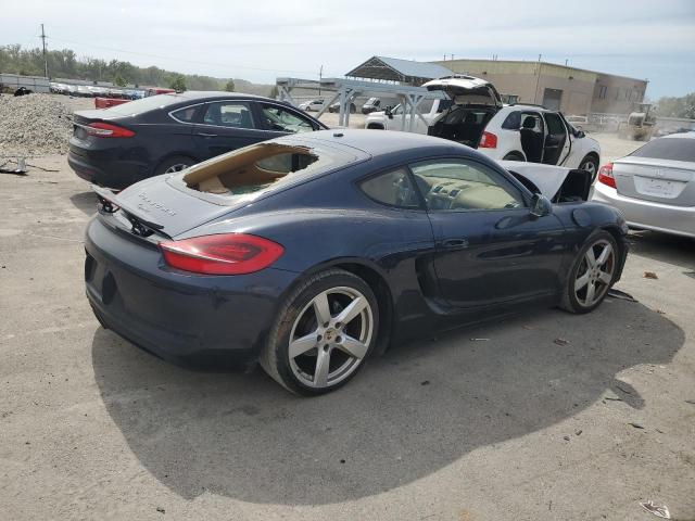 PORSCHE CAYMAN 2014 blue coupe gas WP0AA2A86EK171834 photo #4