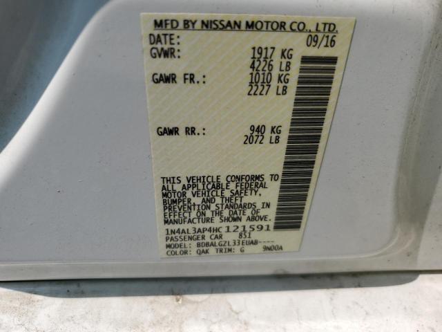 2017 NISSAN ALTIMA 2.5 - 1N4AL3AP4HC121591
