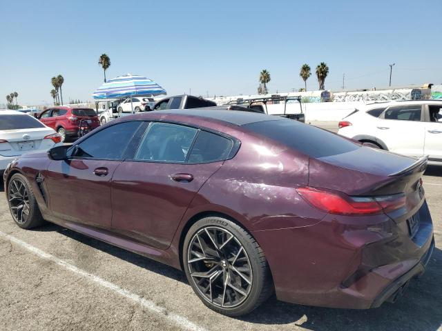 BMW M8 2020 burgundy  gas WBSGV0C01LBT81631 photo #3