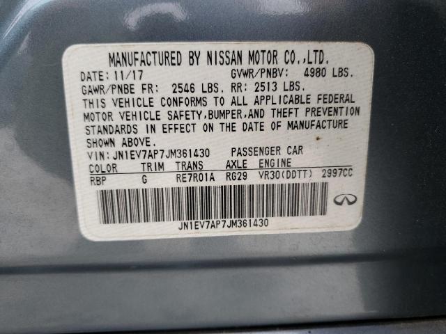 2018 INFINITI Q50 LUXE - JN1EV7AP7JM361430