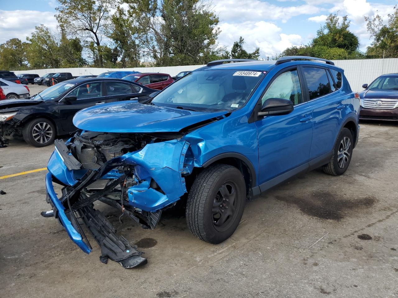 Lot #2999263439 2018 TOYOTA RAV4 LE