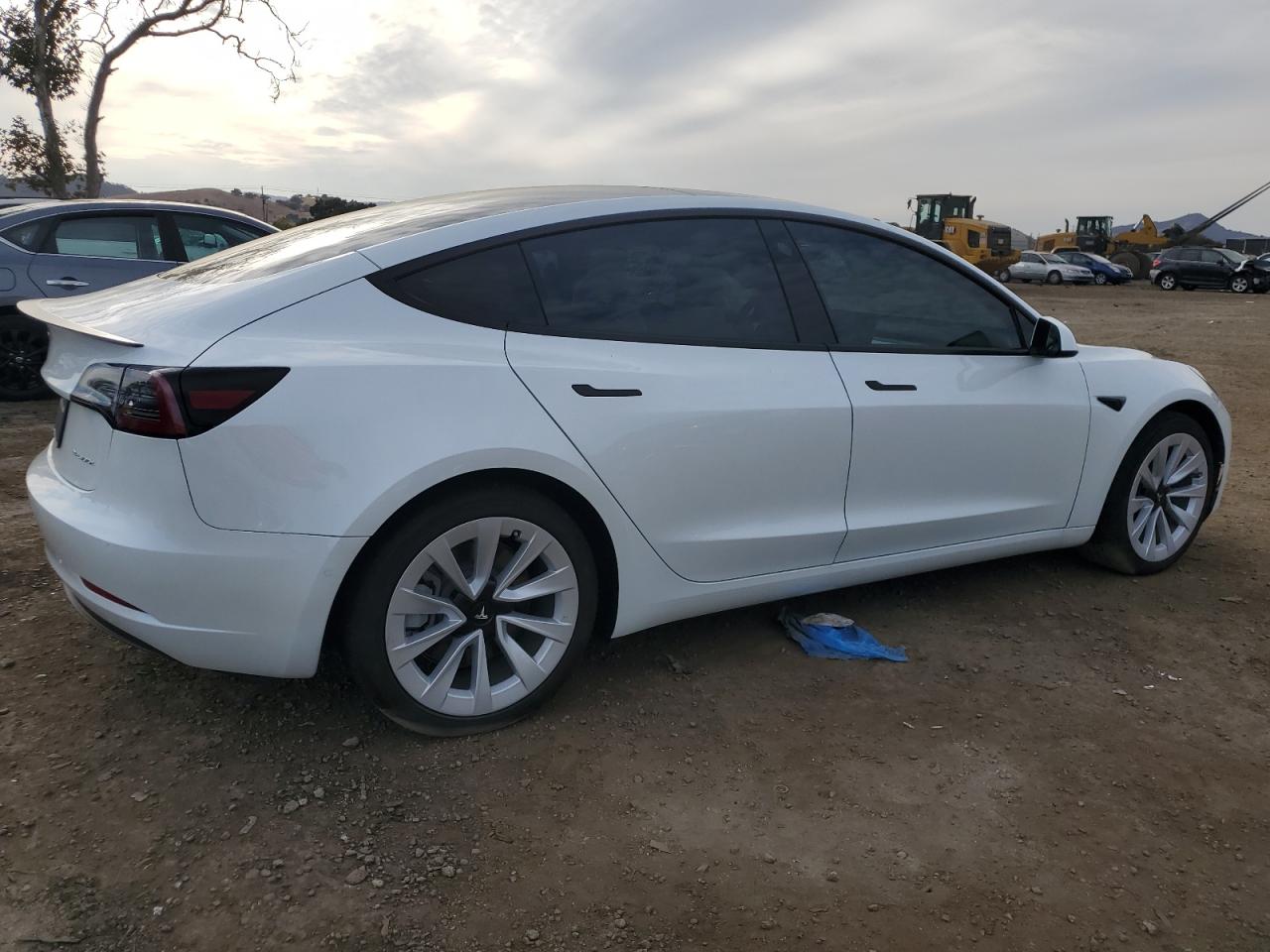 Lot #3034673645 2022 TESLA MODEL 3