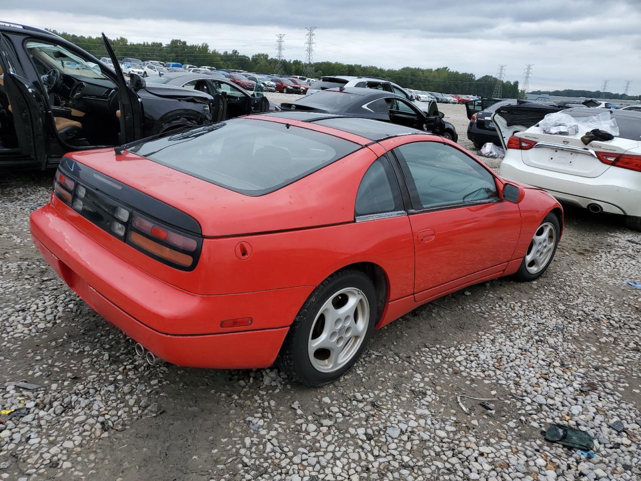 NISSAN 300ZX 1996 red  gas JN1RZ24D9TX600780 photo #4