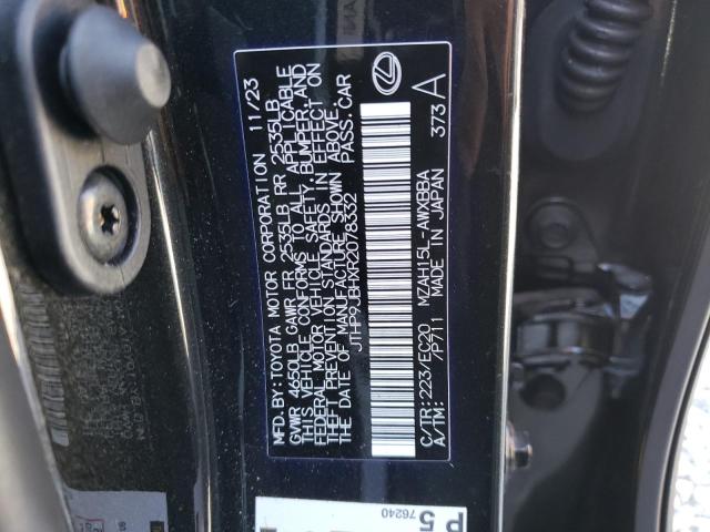 VIN JTHP9JBHXR2078332 2024 LEXUS UX 250H PR no.13