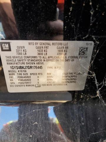 2016 CADILLAC ESCALADE L - 1GYS4BKJ7GR176445