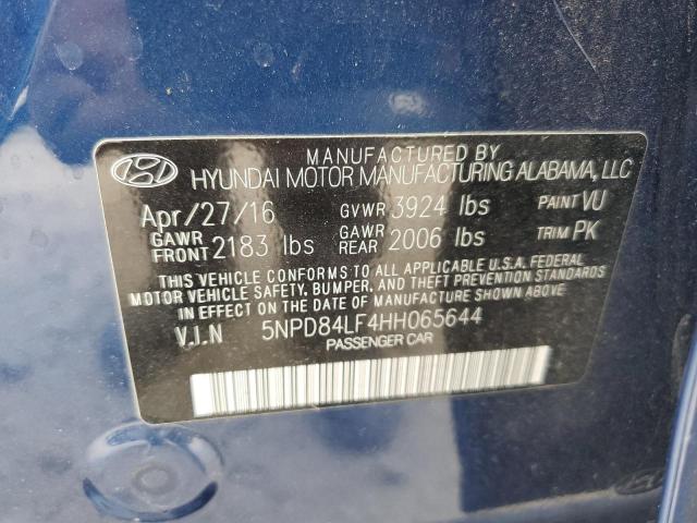 2017 HYUNDAI ELANTRA SE - 5NPD84LF4HH065644