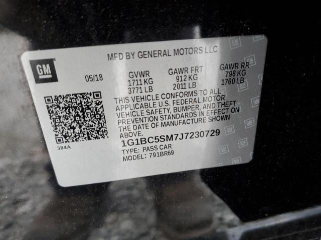 2018 CHEVROLET CRUZE LS - 1G1BC5SM7J7230729