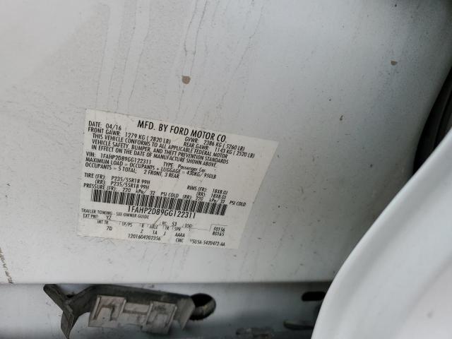 2016 FORD TAURUS SE - 1FAHP2D89GG122311