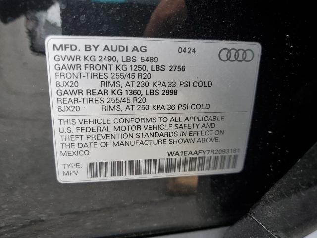 2024 AUDI Q5 PREMIUM - WA1EAAFY7R2093181