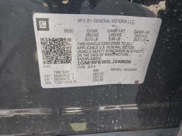2020 CHEVROLET TRAVERSE L - 1GNERFKW5LJ248606