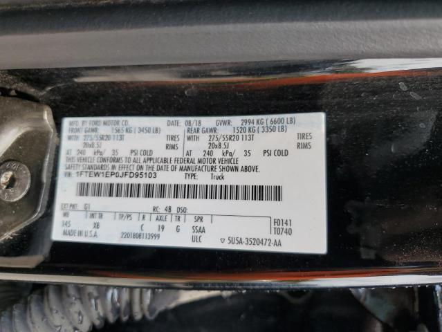 2018 FORD F150 SUPER 1FTEW1EP0JFD95103