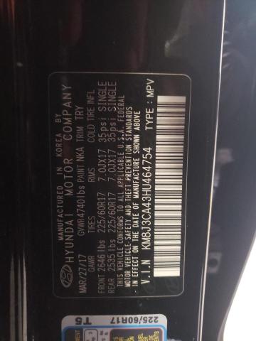 2017 HYUNDAI TUCSON LIM - KM8J3CA43HU464754