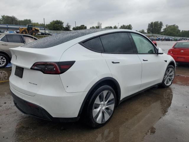 TESLA MODEL Y 2022 white  electric 7SAYGDEEXNF400511 photo #4