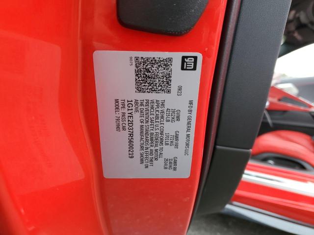 2024 CHEVROLET CORVETTE Z - 1G1YE2D37R5600219