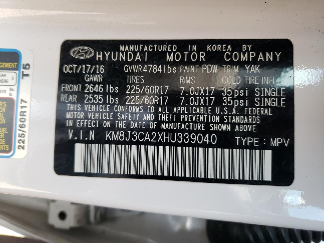 HYUNDAI TUCSON LIMITED