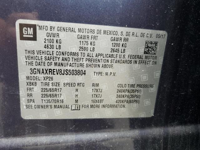 2018 CHEVROLET EQUINOX LS - 3GNAXREV8JS503804