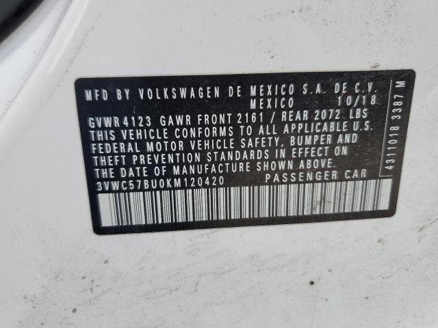 2019 VOLKSWAGEN JETTA S - 3VWC57BU0KM120420