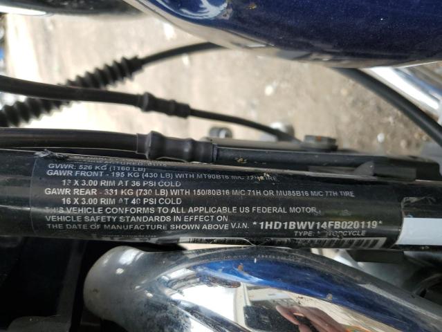 2015 HARLEY-DAVIDSON FLSTC HERI - 1HD1BWV14FB020119