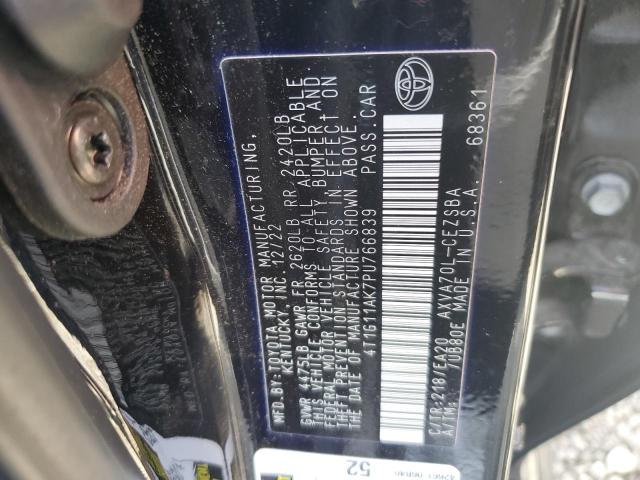 2023 TOYOTA CAMRY SE N - 4T1G11AK7PU766839
