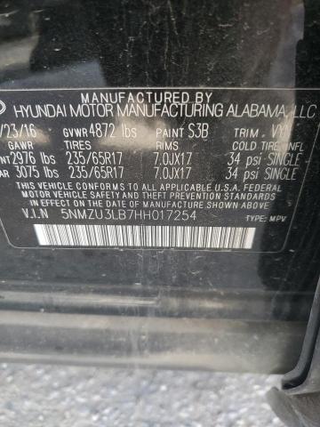 2017 HYUNDAI SANTA FE S - 5NMZU3LB7HH017254