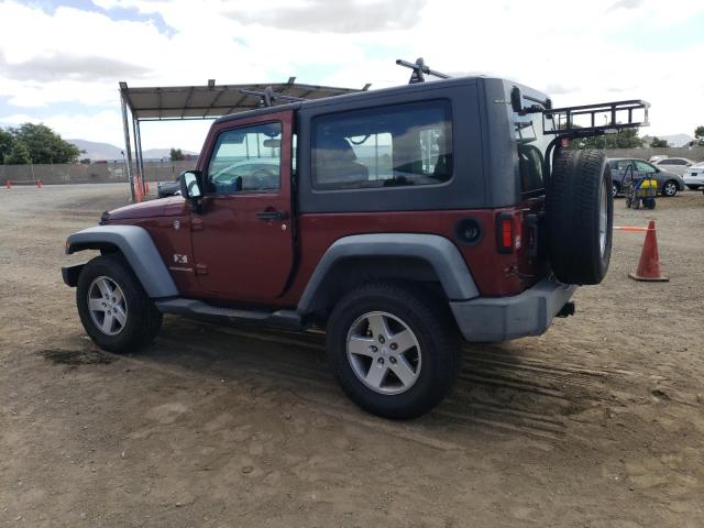 JEEP WRANGLER X 2008 burgundy 2dr spor gas 1J4FA24178L516852 photo #3