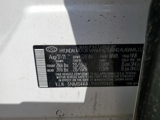 2022 HYUNDAI SANTA FE L - 5NMS44AL1NH390465