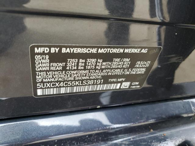 2019 BMW X7 XDRIVE5 - 5UXCX4C55KLS38191