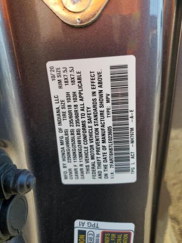 2020 HONDA CR-V EXL - 7FART6H87LE023605