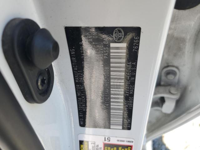 2021 TOYOTA CAMRY LE - 4T1C11AK0MU570008