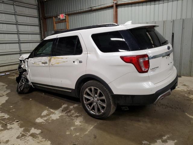 FORD EXPLORER L 2017 white  gas 1FM5K8F87HGD82330 photo #3